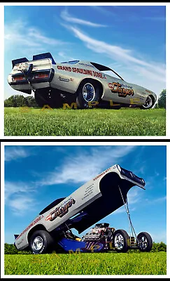 Mr Norm Funny Car Charger Two Fine Art 16 X20  Drag Racing Prints • $50