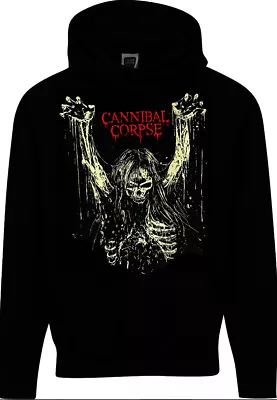 Cannibal Corpse Death Metal Band HOODIES BLACK MEN's SIZES • $24.99