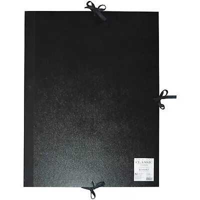 Daler Rowney Cachet Black Classic Portfolio With Flaps A2 • £19.13