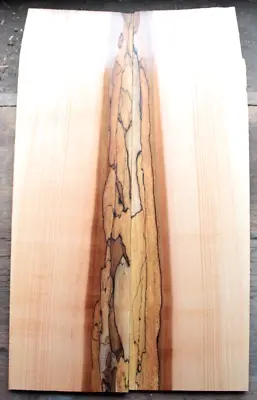 Figured Spalted Ink Line Rock Maple Drop Top .30  Thk Guitar Bass Tonewood 2301 • $49.99