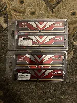 TEAM GROUP T-Force Zeus DDR4 32GB (4 X 8GB) 3000MHz (PC4 24000) CL16 • $52.95