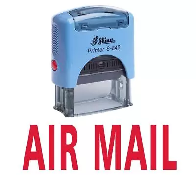 Printtoo AIR MAIL Self Inking Rubber Office Stamp Custom Shiny Stamp | SHINY-E3A • $14.79