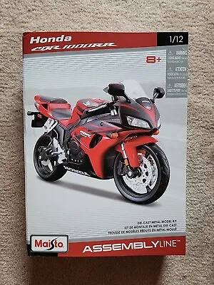 Honda CBR 1000RR 1:12 Maisto Assemble Kit Diecast Motorcycle Bike Toy Model NIB • $27.50