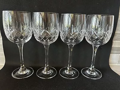 $39.99 • Buy Set Of 4 Waterford Crystal Marquis Wine Water Goblets Glasses EUC Lot Rare HTF
