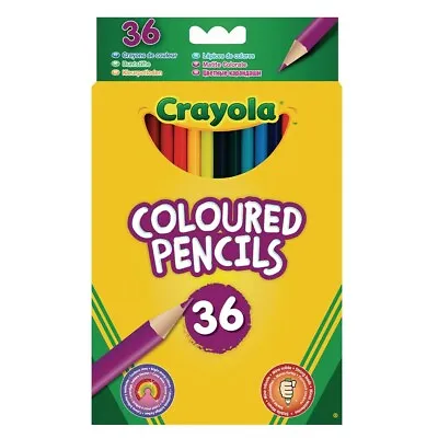 Crayola Colouring Pencils 36 Bright Bold Colours - 36 Pack - Pre-sharpened • £13.59
