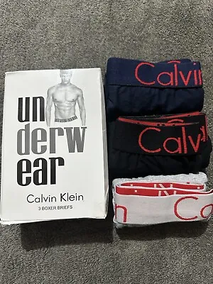 Calvin Klein Men's Low Raise Classic Fit Trunk - Pack Of 3 • £23.99