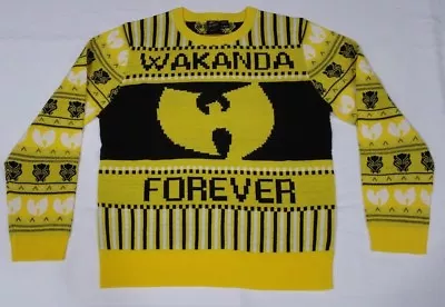 $39.99 • Buy Marvel Black Panther Wu Tang Wutang Ugly Christmas Sweater XS S M L XL 3XL 4XL
