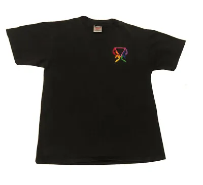 Vintage Pink Floyd Style Logo T-Shirt Made In USA Single Stitch Mens Size Medium • $8.76