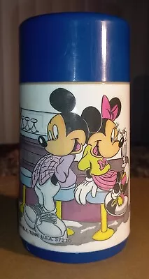 Disney Mickey Mouse Minnie Mouse Soda Shop Lunchbox Thermos Aladdin Industries • $29.99