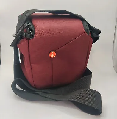 Manfrotto CSC Bordeaux Camera Bag For DSLR SLR Mirrorless Compact Burgundy/Wine • £16.95