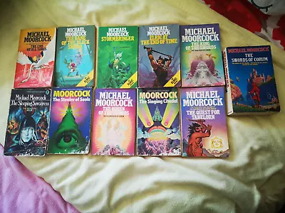 11 X Michael Moorcock Vintage Paperbacks 1970’s - Great Condition • £20