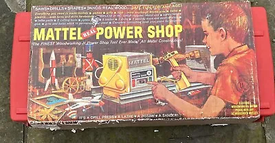 Vintage Rare Mattel Power Shop With Case • $50