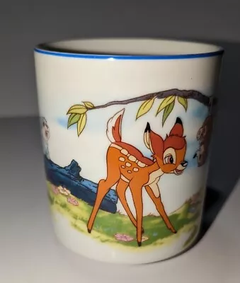 Vintage Walt Disney World Disneyland Bambi Coffee Mug Thumper Flower Japan • $14.99