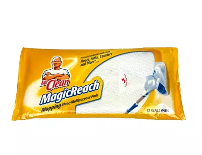 Mr Clean Magic Reach Mopping Floor Multipurpose 12 Refill Pads Discontinued NEW • $29.99