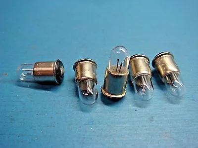 (5) Jkl Ff90 T-1 3/4 5v Incandescent Miniature Lamp Flanged Clear Round Dome • $1.99