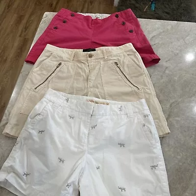 J Crew Shorts Women's Size 6  Classic Fit Chino Casual Ladies Lot Of 3 • $32