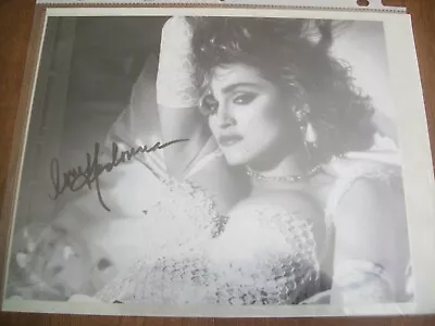 MADONNA- 8X10 AUTOGRAPHED PICTURE- AUTHENTIC- RARE!!! Deal Of The Month! • $750