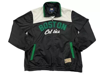 Boston Celtics Carl Banks G-III NBA Basketball Warm Up Track Jacket Mens 2XL XXL • $23.80