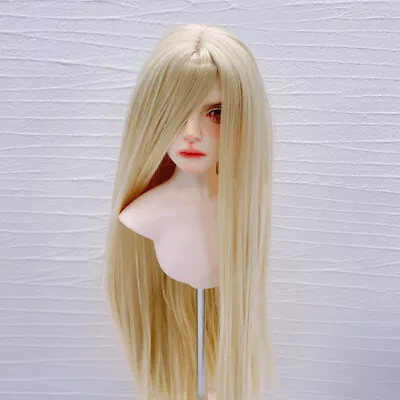 BJD Doll's Long Straight Hair Wigs For 1/3 1/4 1/6 BJD Doll Female/Male Wig Hair • £15.35