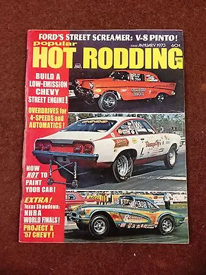 $9.59 • Buy Popular Hot Rodding Magazine January 1973 Ford V-8 Pinto! (FC37A-1)