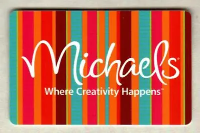 MICHAELS Vertical Stripes 2010 Gift Card ( $0 ) • $2.50