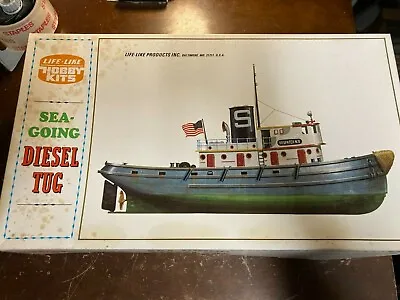 Life Like Sea Going Diesel Tug Boat Model 09207 Vintage • $50