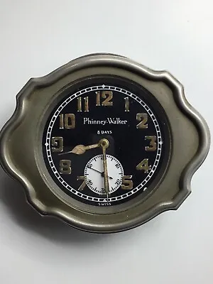 Vintage Phinney Walker 8 Day Car Clock • $200