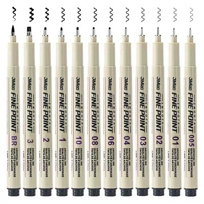 1Pcs Hook Line Ink Marker Pen Sketching Needle Pen  For Manga Draw Sketching • $7.77