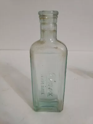 Vintage Early 1900's Pinex Trade Mark Cough Syrup Glass Bottle.  • $5.94