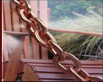 Men's 9 Inch Solid Copper Bracelet CB683G  - 3/8 Of An Inch Wide. • $30