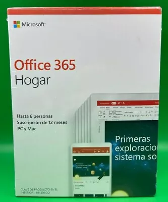 Microsoft Office 365 Hogar (espanol) • $79.99