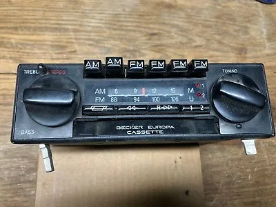 Becker Europa AM FM CassetteModel # 4463996 Vintage • $295