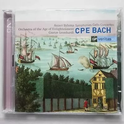 C.P.E. Bach: Symphonies / Cello Concs / Bylsma / Virgin 2 CD Set VBD 5 61794 2 • £5.50