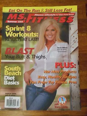 MS. FITNESS Bodybuilding Muscle Magazine WWE Diva TORRIE WILSON Summer 2004 • $15