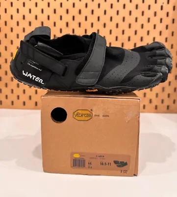 Vibram Men's Five Fingers V-Aqua Water Shoe - BLACK 18M7301 US 10.5 - 11 / EU 44 • $73.99