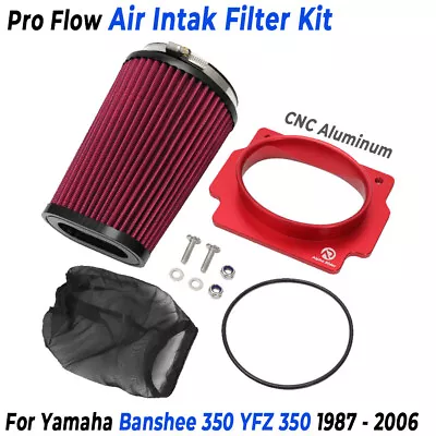 Pro Flow Air Filter Intake Box Kit For Yamaha Banshee Banshee 350 YFZ 1987-2006 • $38.99
