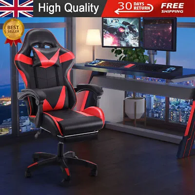 Luxury Executive Racing Gaming Office Chair Gas Lift Swivel Computer Desk Chairs • £69.99