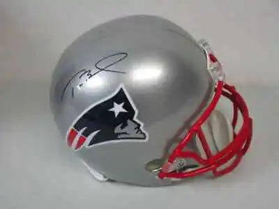 Tom Brady Autographed New England Patriots Signed FS Football Helmet Mounted Mem • $1599