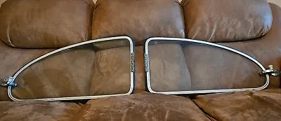Volkswagen Beetle Pop Out Rear Windows With Handles Set Of 2 1965-77 Good Cond • $300