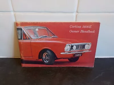 Rare Ford Cortina Mk 2 Series 1 1600E Owners Handbook 1968 • £30