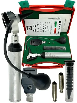 NEW ENT DiagnosticOtoscopeOphthalmoscope Set With Insufflator Bulb And Tube  • $49.99