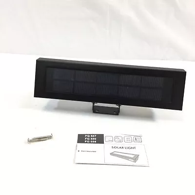 LYLEE FQ-556 Black Stainless Steel Outdoor Wall Mount LED Solar Light Used • $39.99