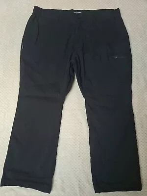 Craghoppers Pro Stretch Black Trousers W42 L28 • £19.99