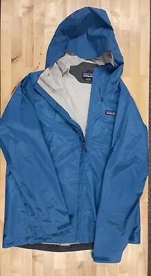 $37.85 • Buy Men’s Patagonia Torrentshell 3L Rain Jacket Blue Size Large