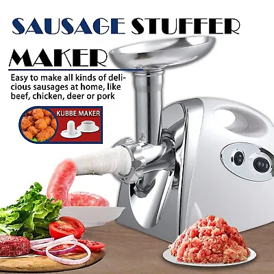 Electric Meat Grinder Household Mincer Sausage Stuffer Food Processor US 110V • $47.99