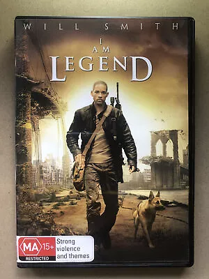 I Am Legend (DVD 2007) Region 4 ActionDramaHorror Will Smith Alice Braga • $4.49