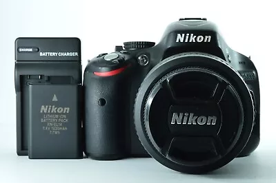 Nikon D5100 16.2MP Digital SLR Camera & 18-55mm VR Lens Black #107 • $238.89