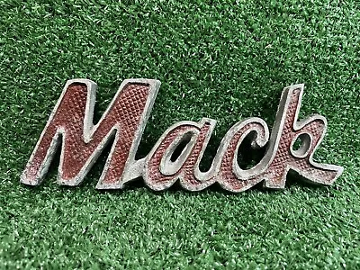 Vintage Mack Truck Sign Tractor Trailer Emblem American Highway Trucking Logo • $145.36