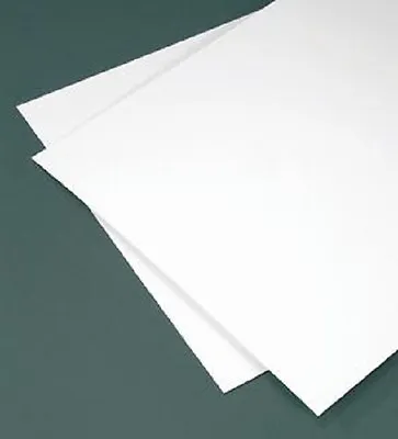 White Styrene Polystyrene Plastic Sheet .020  Thick 24  X 24  Vacuum Forming • $14.83