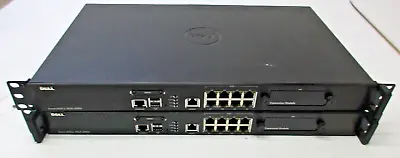 LOT Of 2 - DELL SONICWALL NSA 2600 MGMT MANAGED FIREWALL SECURITY  T9-A2 • $94.50